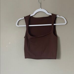 Chic Brown Women's Tank Top